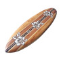 Seestern Sportswear Deko 1865 Planche de surf décorative en bois 50 cm de long Design aérographe Surf Surf