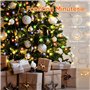 SALCAR Guirlande Lumineuse 350 LEDs pour Sapin de Noêl, 3m x 10 exterieur Etanche Guirlande LED Sapin Décoration (2m - 5m sapin)