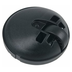 VIOKS Roulette de rechange noire pour Bosch Siеmens 10003191 – Roulette pivotante avant avec axe en acier pour aspirateur traîne