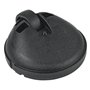 VIOKS Roulette de rechange noire pour Bosch Siеmens 10003191 – Roulette pivotante avant avec axe en acier pour aspirateur traîne