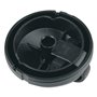 VIOKS Roulette de rechange noire pour Bosch Siеmens 10003191 – Roulette pivotante avant avec axe en acier pour aspirateur traîne