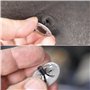 Rondelles de serrage pour bouclier thermique, 40 pièces, Ø 30 mm de diamètre, métal résistant à la chaleur jusqu'à 300°C, clips 