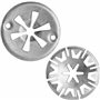 Rondelles de serrage pour bouclier thermique, 40 pièces, Ø 30 mm de diamètre, métal résistant à la chaleur jusqu'à 300°C, clips 