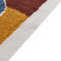 Tapis Enfant avec Motif de Bateau 105 x 120 cm en Coton Multicolore Speti