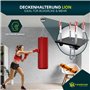 Yourkon | Sac de frappe et support de plafond | Blanc poudré | Matériel de fixation inclus | Acier de 5 mm d'épaisseur | 140 kg 