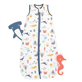 Slumbersac gigoteuse été pour enfant 0.5 Tog 110 cm en mousseline de bambou