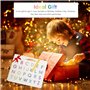 Hautton Tableau Magnétique de Lettres pour Enfants, Jouet Éducatif et Innovant, Améliorer la Tenue du Crayon, pour Anniversaire,