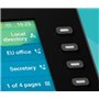 Snom D862 TéLéPhone Fixe Filaire - ÉCran Couleur IPS 5 Inclinable, 8 Touches Programmables, USB 2.0 - TéLéPhone Fixe Filair