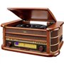 Dual NR Chaîne rétro Marron avec Radio Ondes Courtes et Moyennes