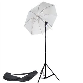 DynaSun W968S Kit d'éclairage pour Studio Photo/Vidéo avec Trépied + Douille + Parapluie et Sac pour Flash Cobra Esclave