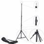 DynaSun W968S Kit d'éclairage pour Studio Photo/Vidéo avec Trépied + Douille + Parapluie et Sac pour Flash Cobra Esclave