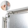 tectake® Stop trottoir exterieur Panneau affichage - Porte affiche Format A1 Double face Films de protection - Panneau publicita