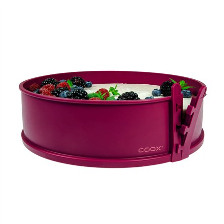 coox Moule à charnière avec fond en verre de 26 cm de diamètre