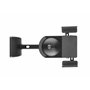 HALTERUNGSPROFI LSSL2 Lot de 2 supports muraux pour haut-parleurs jusqu'à 15 kg Noir