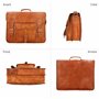 Gusti Sac en Cuir Homme - Leon Porte Document Homme Cuir - Sac Bandoulière Femme Guess - Sac Business Homme - Sac Messager Homme