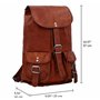 Gusti Sac à dos en cuir - Gary 13" Sac à dos Sac de jour Sac d'extérieur Cuir véritable Homme/Femme