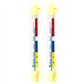 Lantelme Lot de 2 Pièces 21 cm Thermomètre de réfrigérateur avec Les marqueurs pour Idéal tiefkühl et températures de Refroidiss