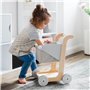 Kindsgut Chariot en Bois pour Jeunes Enfants, Accessoires de Magasin, Design Simple et Couleurs discrètes, Gris