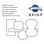 2 électrodes pour Genoux compatibles avec électrostimulateur SANITAS SEM 43 et SEM 44 | Électrostimulation TENS EMS | Connexion 