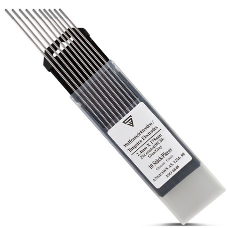 10 x STAHLWERK TIG Électrodes de soudage en tungstène 2