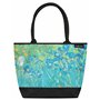 VON LILIENFELD Cabas Besace Vincent van Gogh : Iris Sac Bandoulière Spacieux Sacs Portés Èpaule Cabas Décontractés Fleur Art