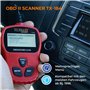 Technaxx Lecteur de Code OBD II TX-184 - Outil de Diagnostic Automobile Multilingue avec Récupération VIN/CIN/CVN, Lecture & Eff