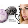 Luvia Éponge mélangeuse de beauté – Œuf de maquillage – Éponge extra douce – En noir intemporel – Éponge cosmétique