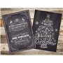Edition Colibri 50 cartes postales de Noël: NOIR et BLANC Série de 50 cartes de Noël nostalgiques (5 motifs x 10 pièces = 50 piè