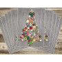Lot de 10 cartes de Noël pliantes – Avec enveloppes assorties – Motif sapin de Noël coloré