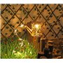 Arrosoir solaire à LED - Lanterne solaire blanc chaud avec batterie - Lampe de jardin - Lanterne solaire