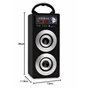 Beatfoxx Beachside Bluetooth Haut-Parleur Portable USB, SD, AUX, UKW/MW argenté