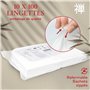 ZEN - 1000x lingettes jetables pour fentes nasales pour tables de massage — coussinets jetables en non-tissé pour appui-tête des