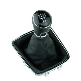 L&P A278-4 Pommeau de levier de vitesse avec soufflet 5 vitesses 12 mm Compatible avec VW Golf Plus 5M 521 Tiguan I 5N Sharan II