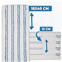 HELOME Lot de 10 serpillères en microfibre avec bandes abrasives – Housses de rechange professionnelles pour porte-balai de 40 c