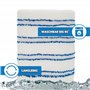 HELOME Lot de 10 serpillères en microfibre avec bandes abrasives – Housses de rechange professionnelles pour porte-balai de 40 c