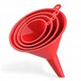 Nirox Entonnoir universel 4 pièces - Convient aux aliments BPA-FREE - Aide au remplissage pour la cuisine - Mini entonnoir de re