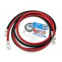 eXODA Câble de batterie 200cm câble d'alimentation en cuivre 35 mm² avec cosses à œillets M8
