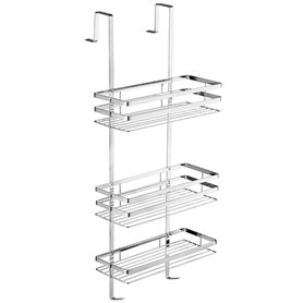 TecTake Etagère douche en acier inoxydable salle de bains accessoires KD