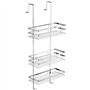 TecTake Etagère douche en acier inoxydable salle de bains accessoires KD