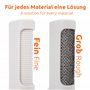 ECENCE 1x Brosse Anti-Peluches autonettoyante, Rouleau à vêtements pour Poils d'animaux, Brosse à vêtements réutilisable pour Po