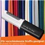 ECENCE 1x Brosse Anti-Peluches autonettoyante, Rouleau à vêtements pour Poils d'animaux, Brosse à vêtements réutilisable pour Po