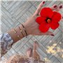 Selfmade Jewelry Bracelet Femme Ancre Or Rose Bracelet Macramé Fait Main Taille Ajustable Y compris emballage cadeau