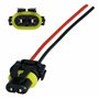 L & P Car Design Lot de 2 HB4 9006 Prise Phare Douille Ampoule HB4 Connecteur HB4 femelle Adaptateur HB4 pour Lampe Voiture Phar