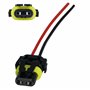L & P Car Design Lot de 2 HB3 9005 Prise Phare Douille Ampoule HB3 Connecteur HB3 femelle Adaptateur HB3 pour Lampe Voiture Phar