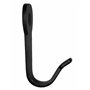 FUXXER Lot de 10 crochets classiques en fer - 39 x 22 mm - Noir