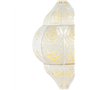 Lampe Suspension Luminaire marocaine Layan 40cm dorée E14 Douille | Plafonnier Lustre de Salon marocain oriental | Lanterne élec