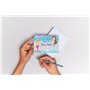 Edition Colibri Lot de 10 Cartes d‘invitation LES PETITES SIRÈNES en Français pour un anniversaire des filles ou pour une fête d