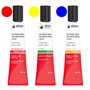 BÄDER LACKE. Lot de 3 peintures de sécurité pour vis Standard + Zero + Fast Dry Référence 1962 – Outil pour sécuriser