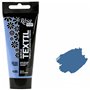 Krevo Art Peinture pour tissu - Résistante au lavage - Bleu jean - Peinture acrylique à base d'eau - Tube de 60 ml - Peinture te