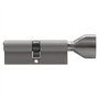 Lot de 4 Serrures Cylindres à bouton KSN 80 mm 40/40 à fermeture identique avec 20 clés